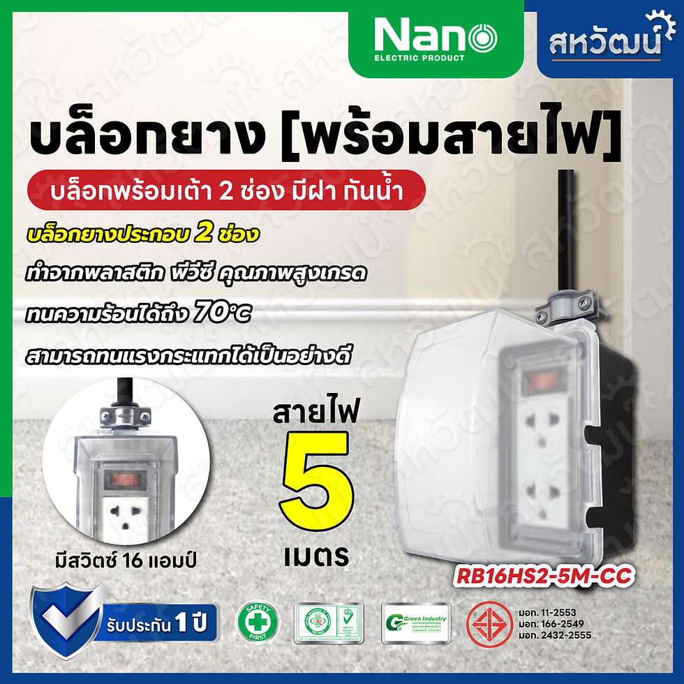 ภาพขนาดย่อ:  NANO บล็อกยาง 