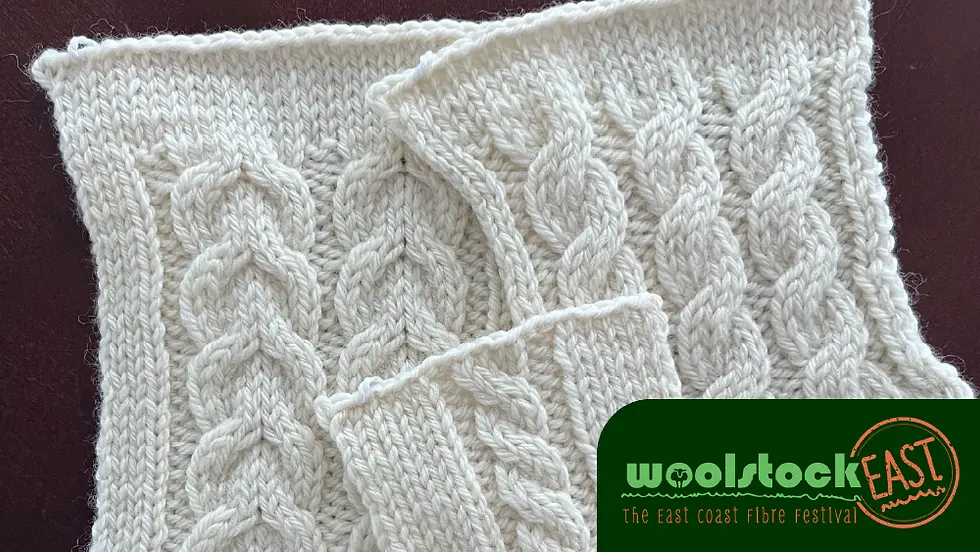 Introduction to Cable Knitting - a WoolstockEAST workshop 
