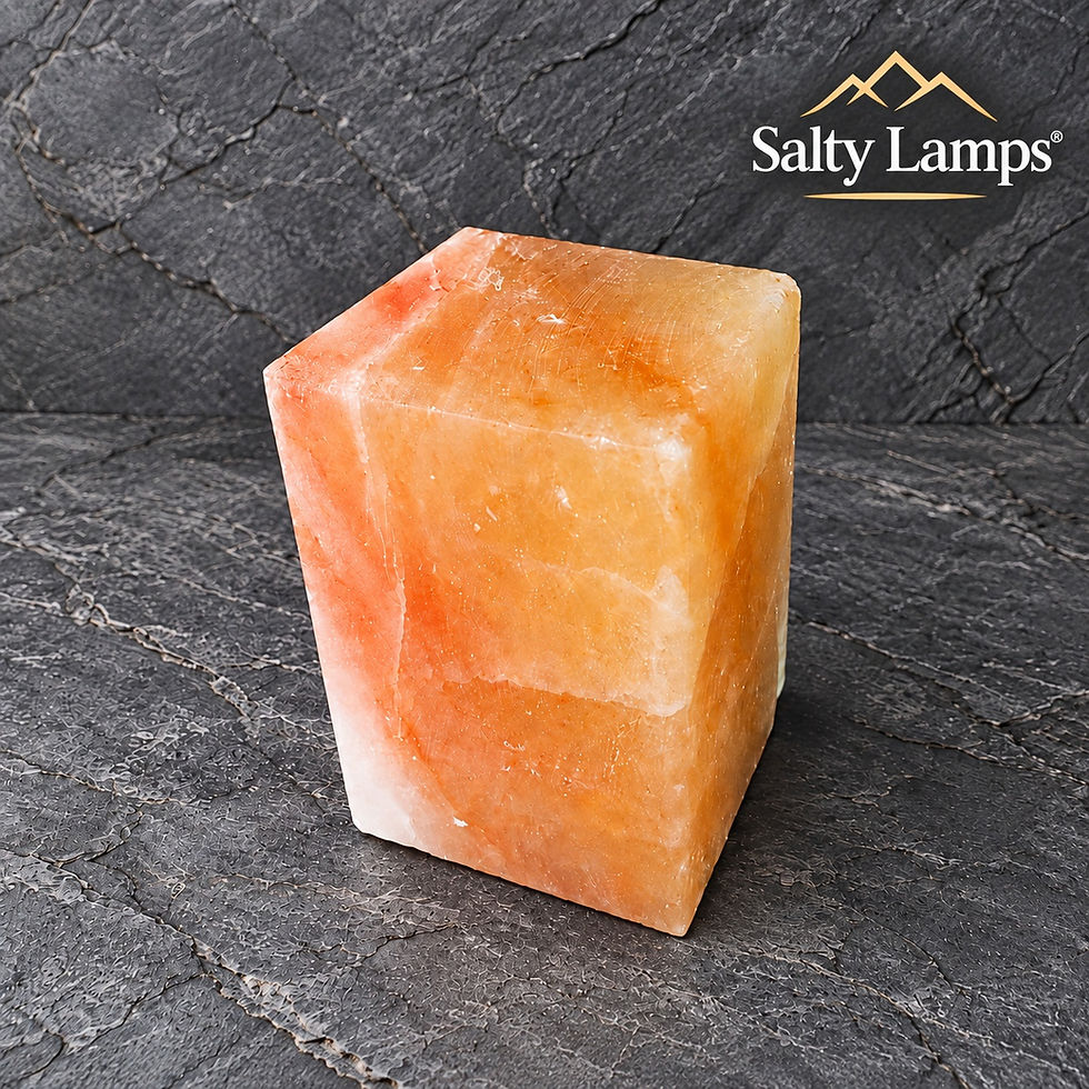 Rectangular Shape Rock Salt Lamp