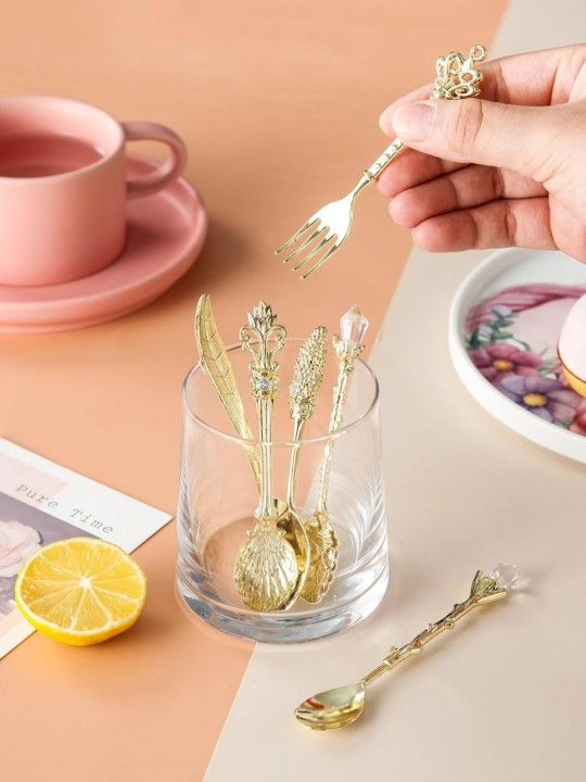 תמונה ממוזערת: סט כפיות זהב