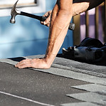 Roofing Work Scene