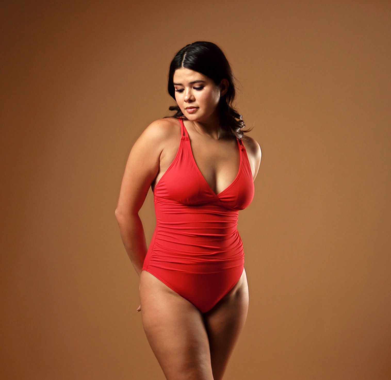 Carrie in Vibrant Red