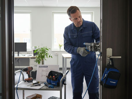 brandsäkra lås installation