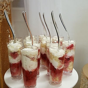 Red Velvet Cake Parfait Cup