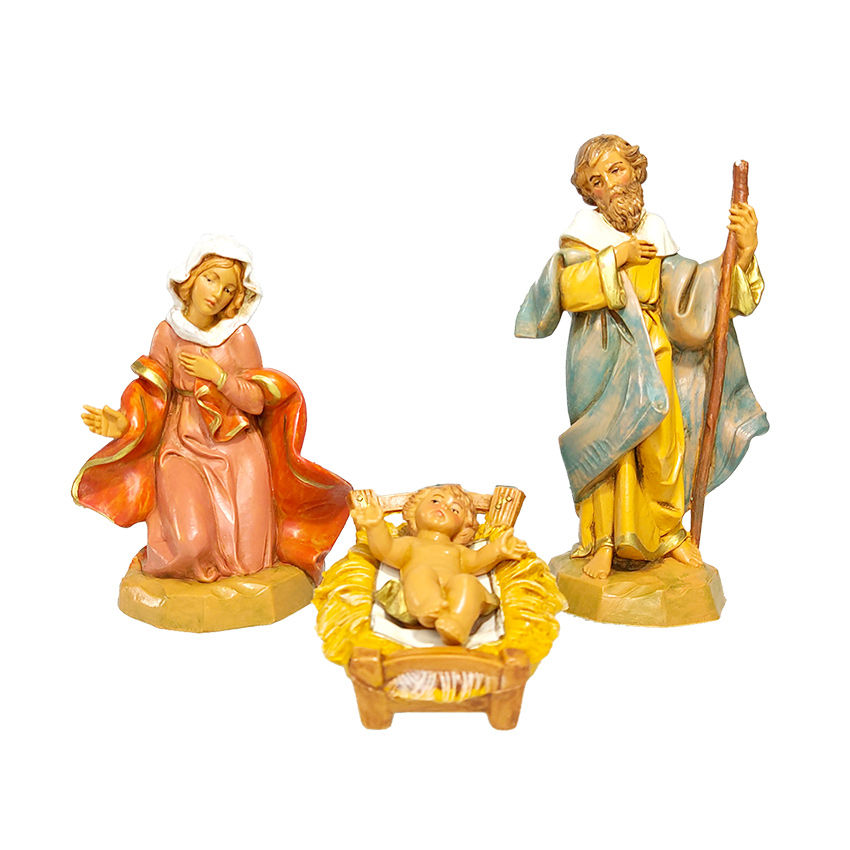 Thumbnail: 6pcs 12cm Fontanini Nativity Set