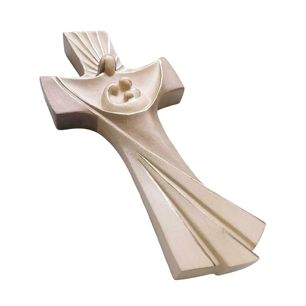 Thumbnail: Family Cross - Italian Wood Carved
