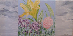 In Bloom, Acrylic, 8 x 16in