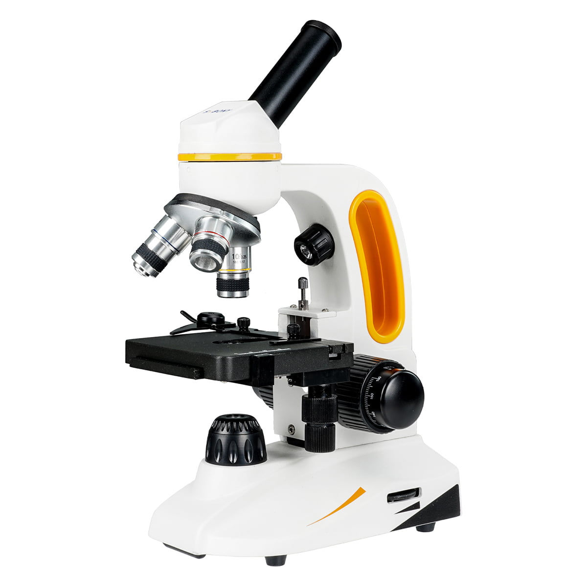 Portable Monocular Compound Microscope 80x-2000x full view