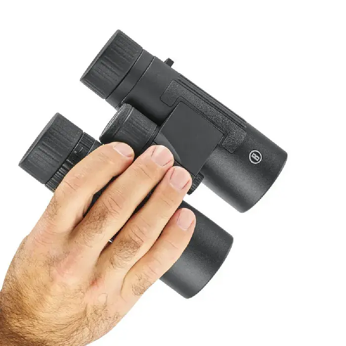 Bushnell Legend 8x42 Binoculars in the hand