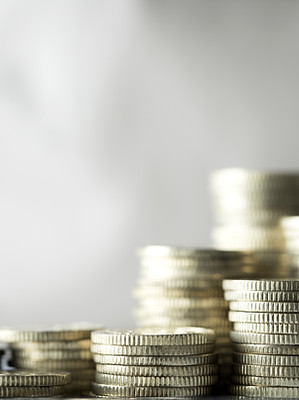 Las pilas de monedas
