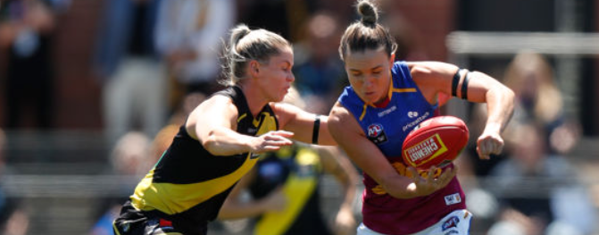Richmond fought hard against a strong Brisbane outfit.