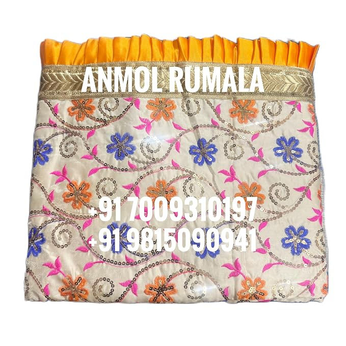 rumala sahib double set with frill