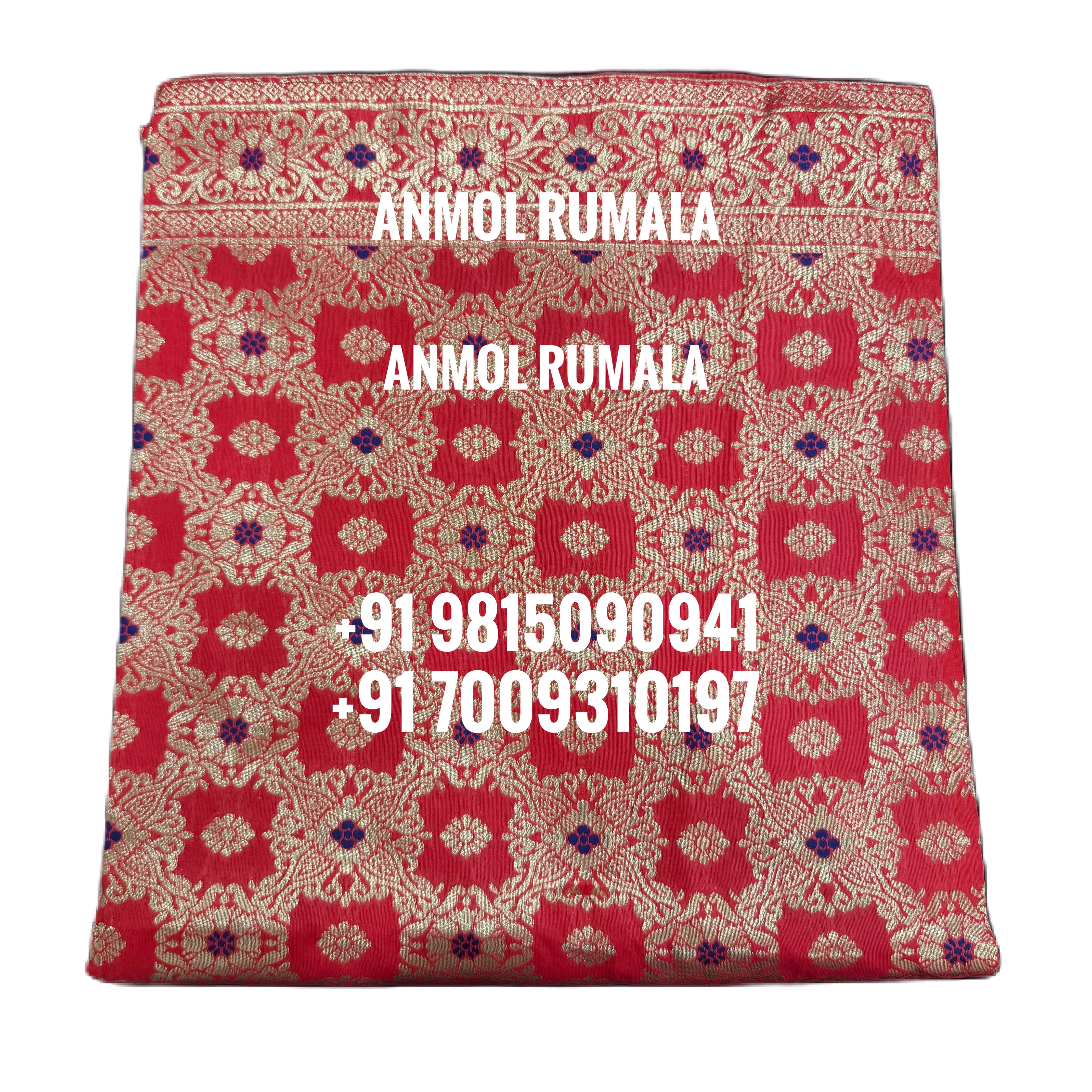 Banarasi Double Set Rumala Sahib (Red)