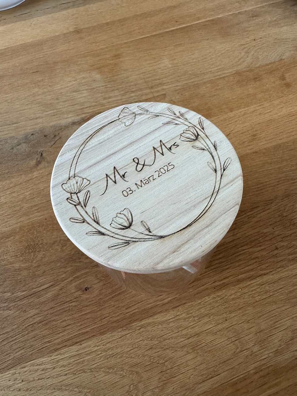 Miniaturbild: Vorratsglas Mr&Mrs