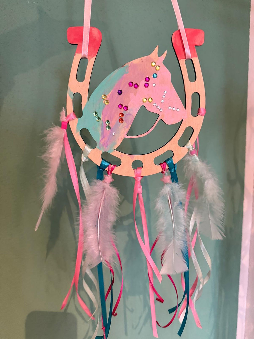 Miniaturbild: DIY Traumfänger Pferde - kreatives Bastelset für Kindergeburtstage