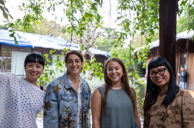 Những diễn giả tham gia buổi tọa đàm và chia sẻ góc nhìn về tương lai bền vững cho ngành thời trang