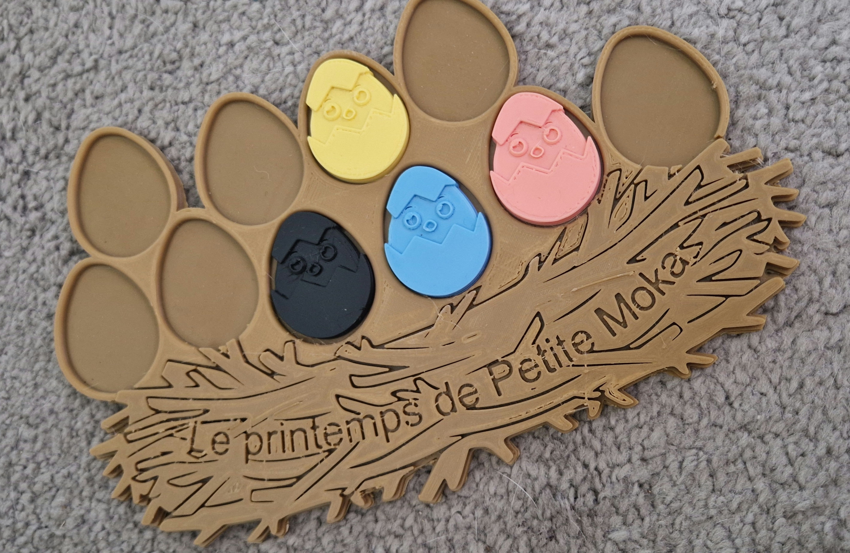 Nid et ses oisillons