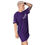 Thumbnail: Purple ROYALTEE shirt dress