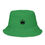 Thumbnail: Green Royaltee/crown pattern reversible bucket hat