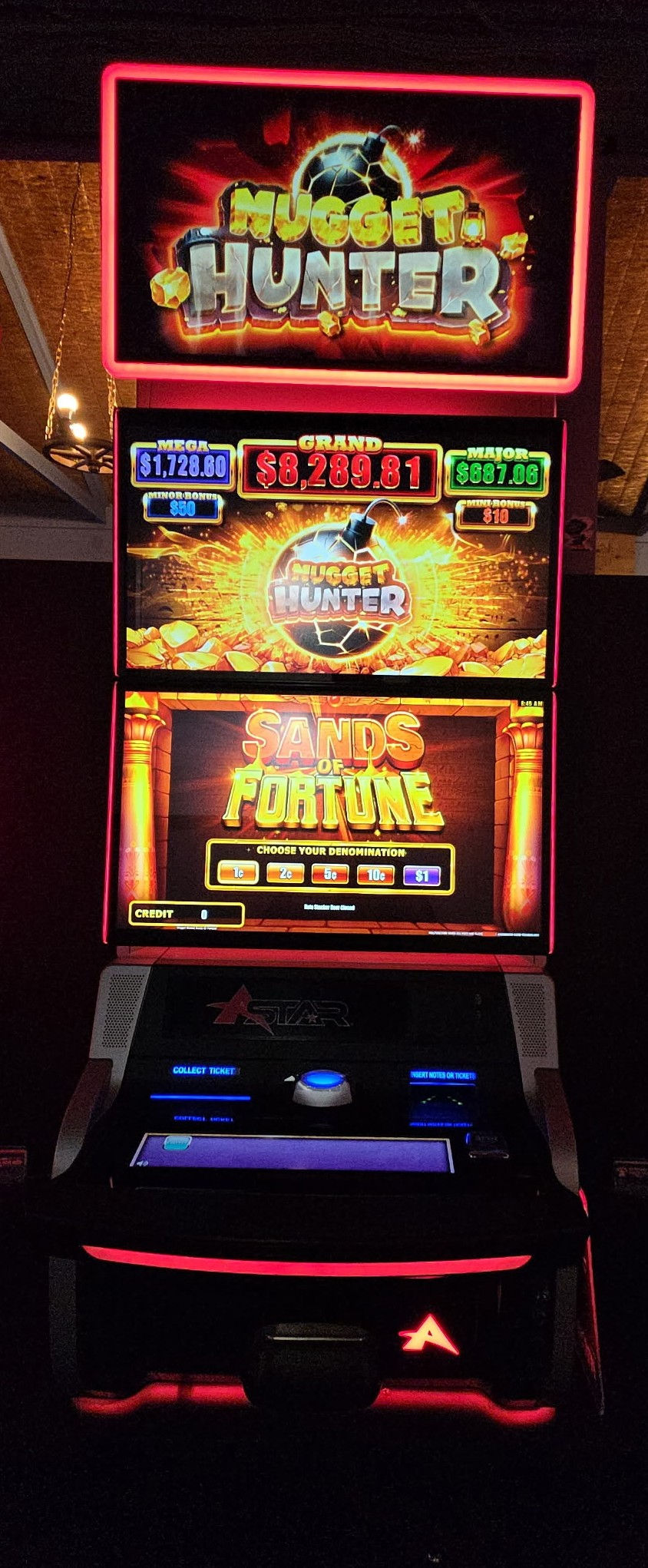 Ainsworth A727 Nugget Hunter Sand of Fortune