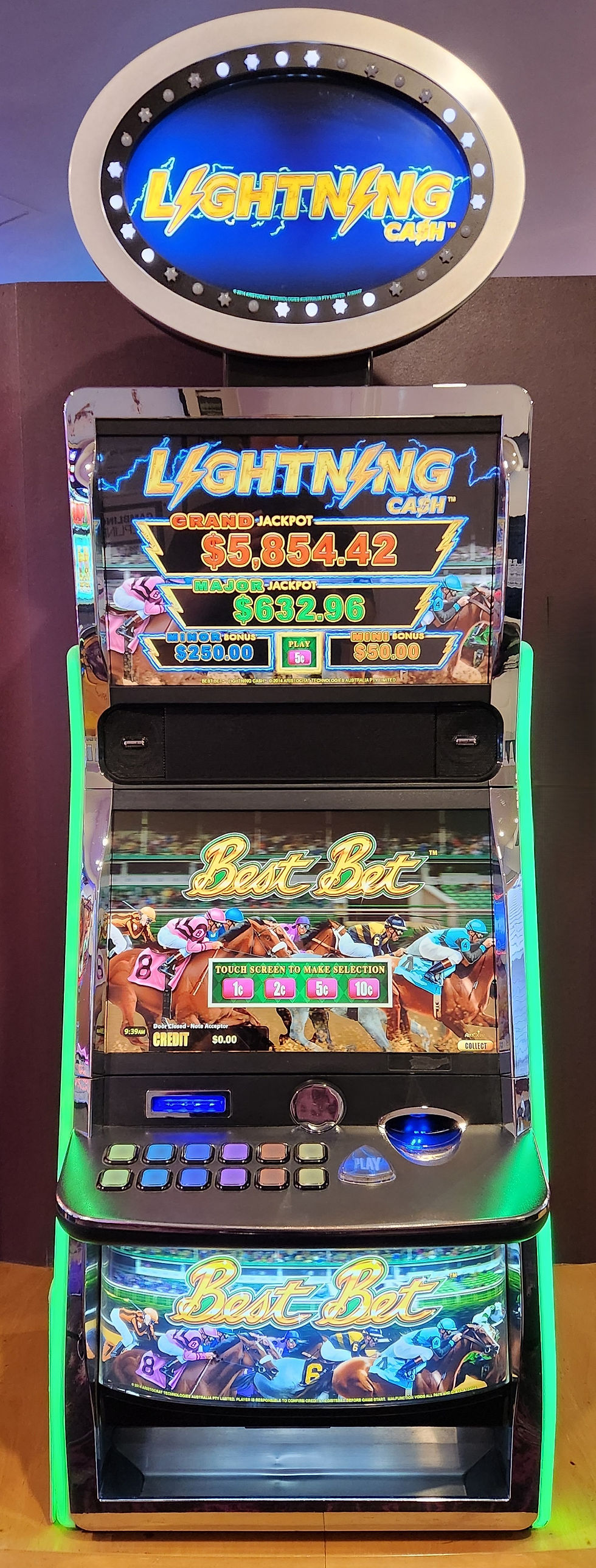 Aristocrat WS Lightning Cash Best Bet