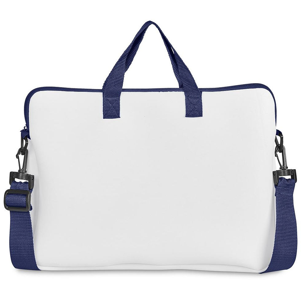 Thumbnail: Pre-Production Sample Hoppla Nimbus Neoprene Laptop Sleeve with Handles & Sho...