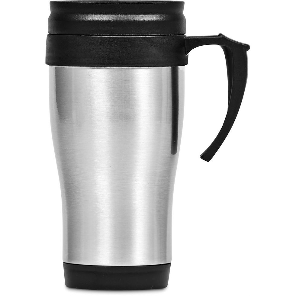 Thumbnail: Altitude Arabica Stainless Steel & Plastic Double-Wall Mug - 450ml