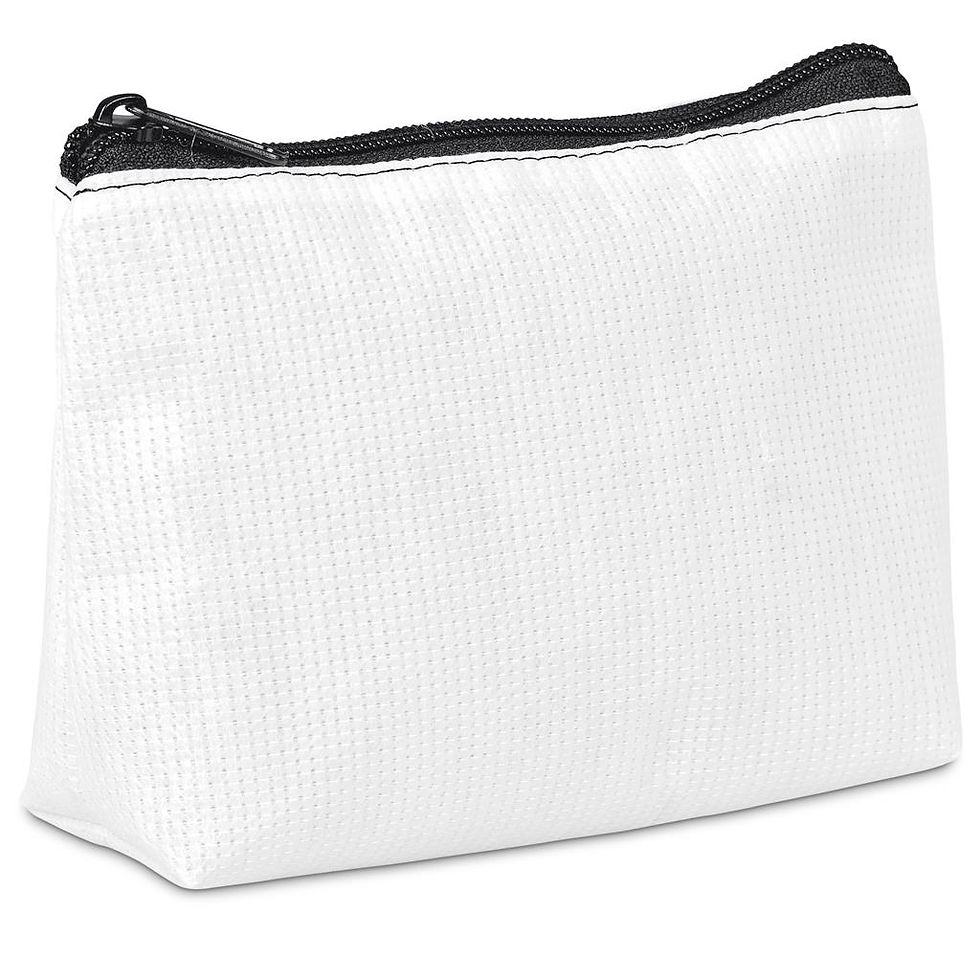 Thumbnail: Pre-Production Sample Hoppla Recycled PET Stitch-Bond Mini Toiletry Bag