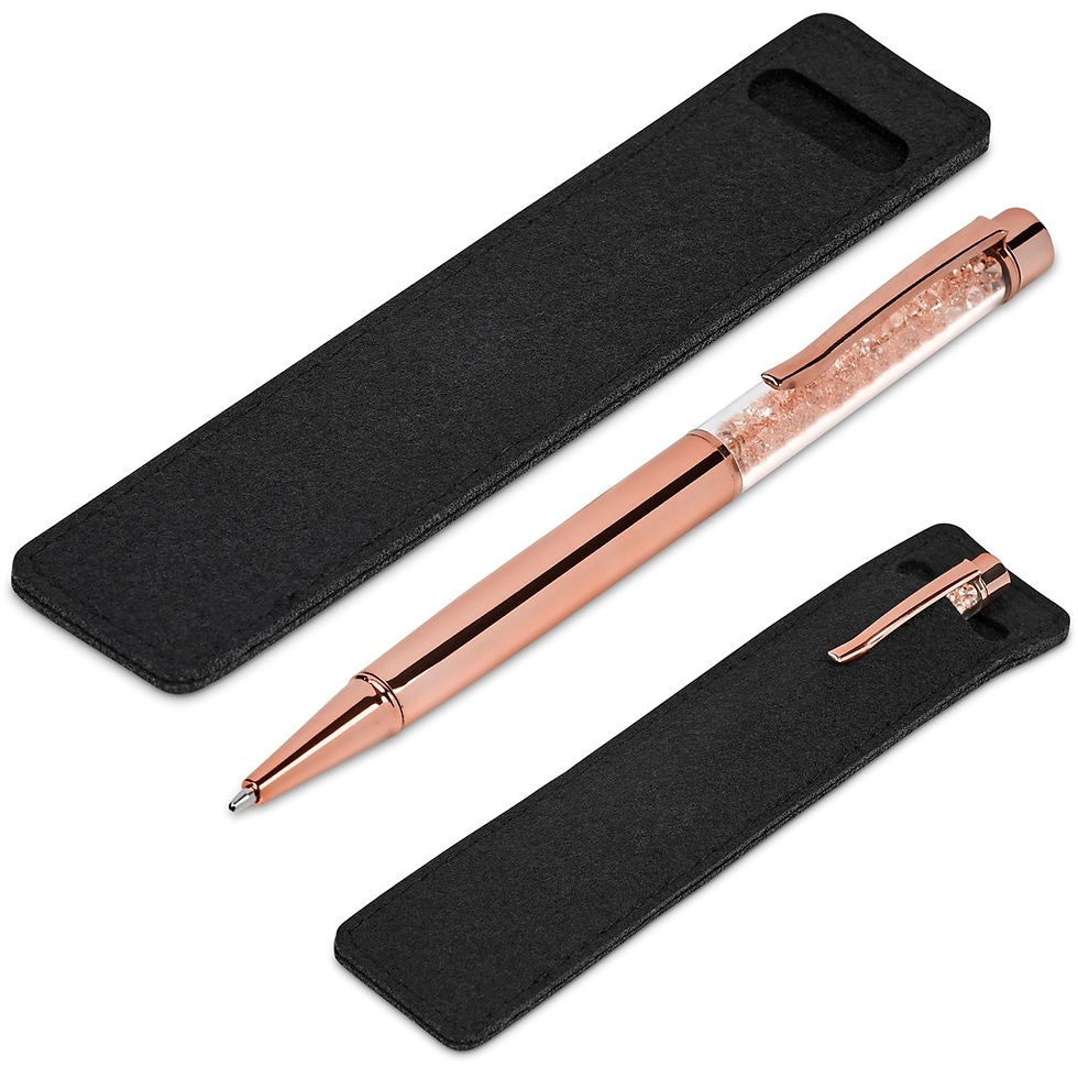 Thumbnail: Hailey Ball Pen In Felt Pouch