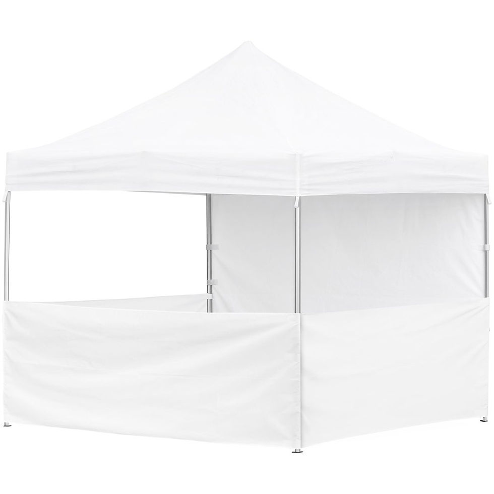 Thumbnail: Ovation Sublimated Gazebo 3m X 3m - 3 Half-Wall Skins - 1 Full-Wall Skin