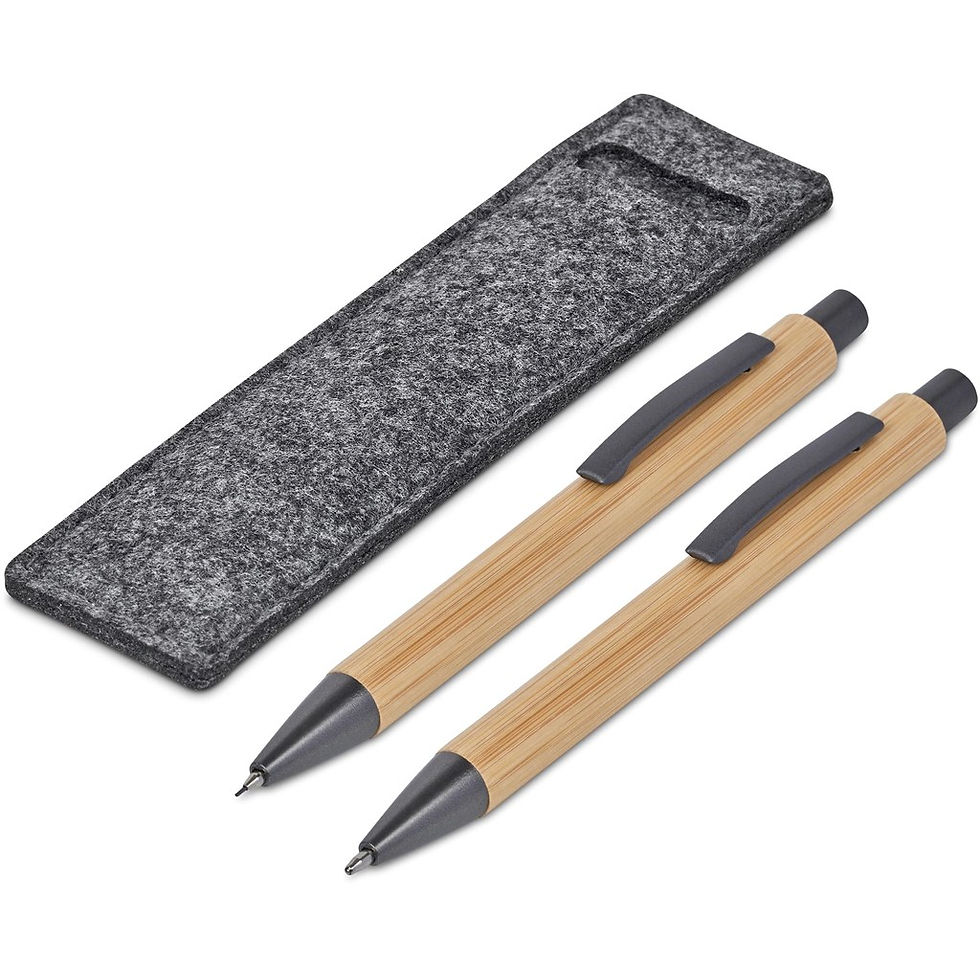 Thumbnail: Okiyo Jona Bamboo Ball Pen & Pencil Set