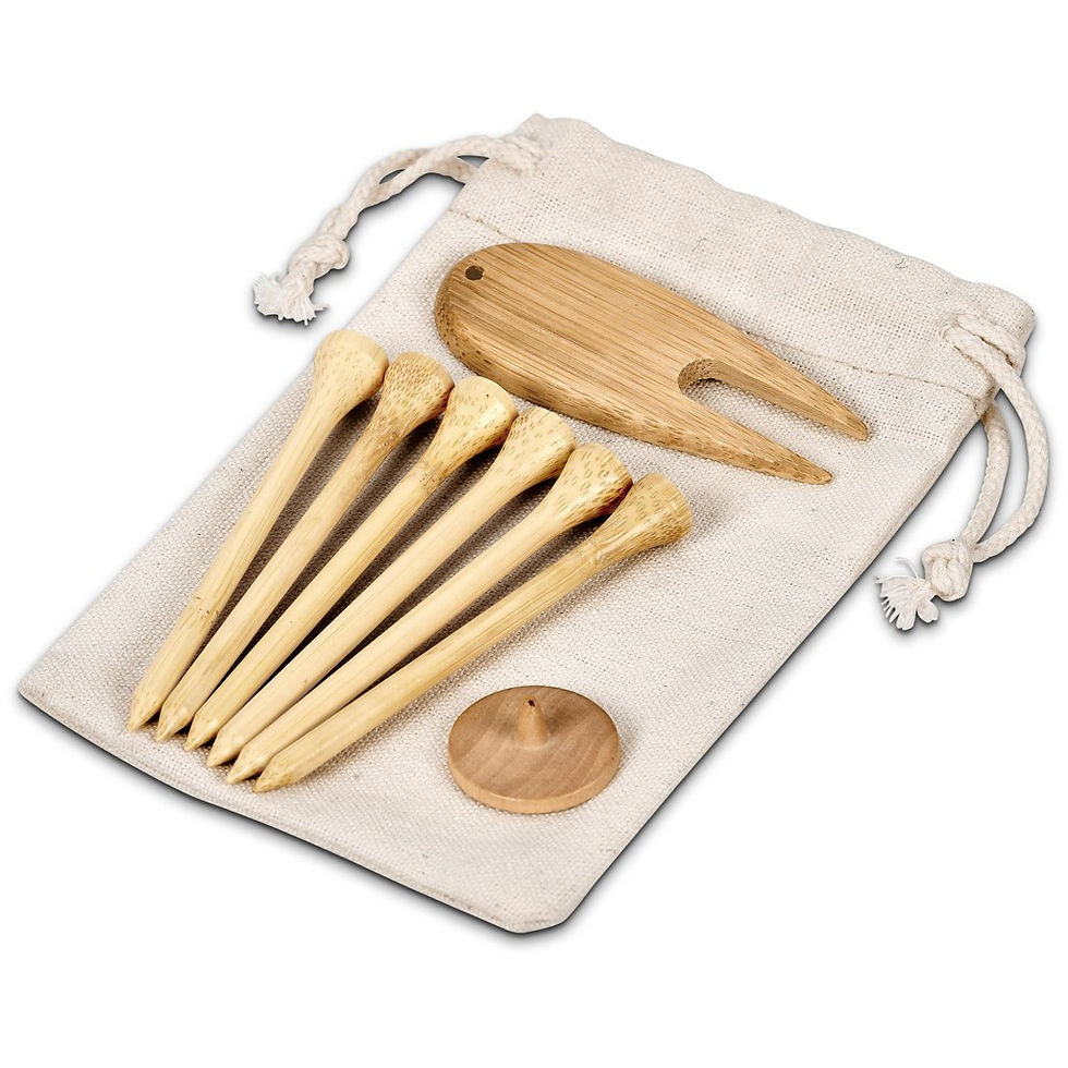 Thumbnail: Okiyo Nikko Bamboo Golf Accessories Set