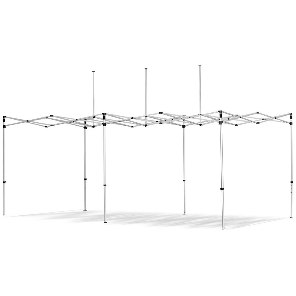 Thumbnail: Coated Steel Sublimated Gazebo 6m x 3m - 1 Short Half-Wall Skin - 1 Long Full...