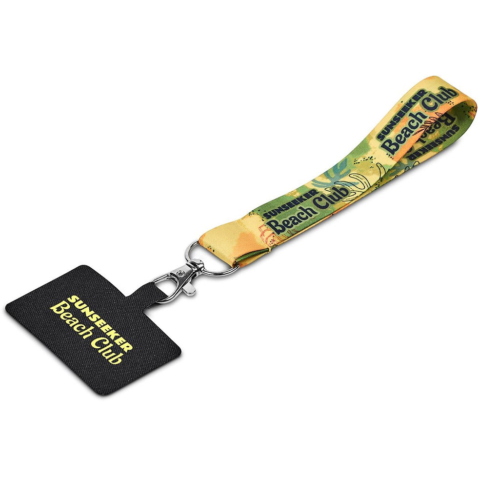 Thumbnail: Altitude Rambler Single-Sided Sublimated Satin Wrist Phone Strap