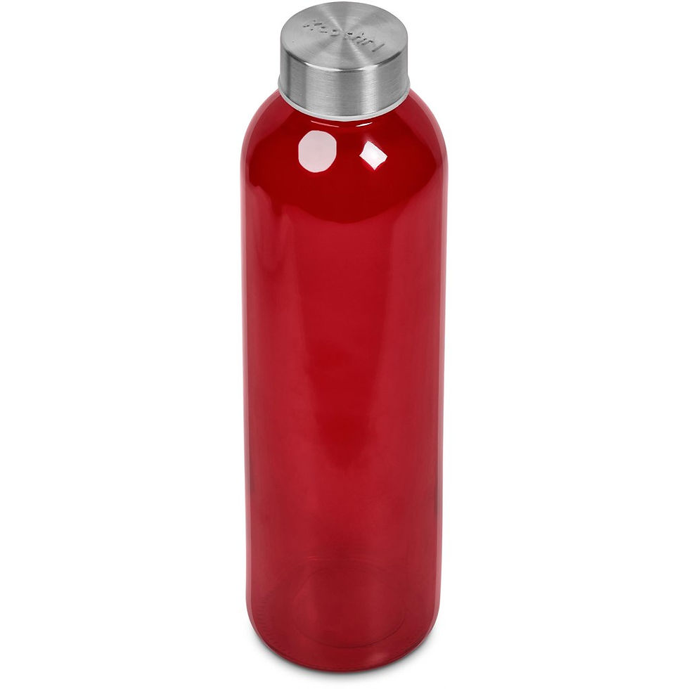 Thumbnail: Kooshty Pura Plus Glass Water Bottle – 750ml - Red