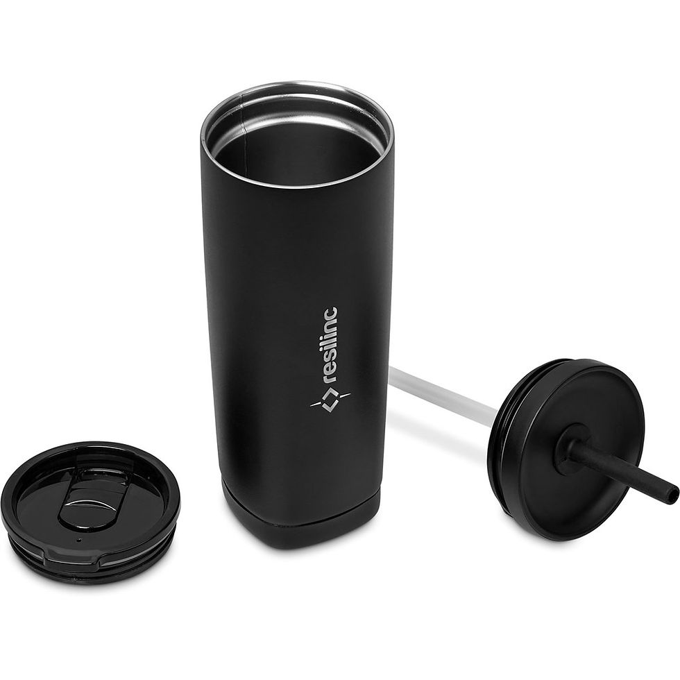Thumbnail: Alex Varga Aurelian Stainless Steel 2-in-1 Vacuum Tumbler & Straw