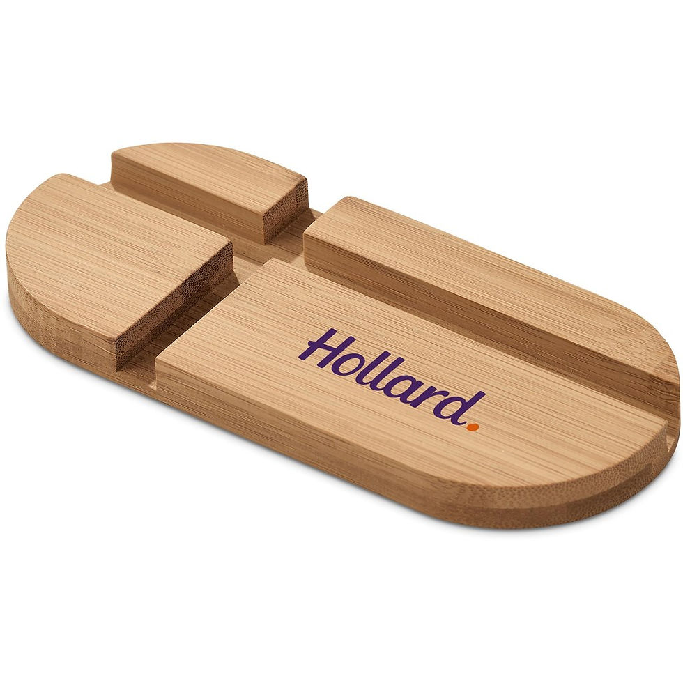 Thumbnail: Okiyo Kurosu Bamboo Phone Stand