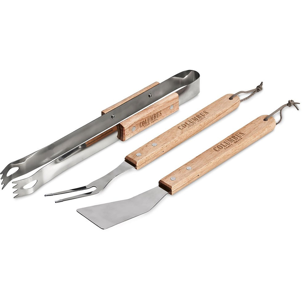 Thumbnail: Altitude Palma Bamboo 3-Piece Braai Set