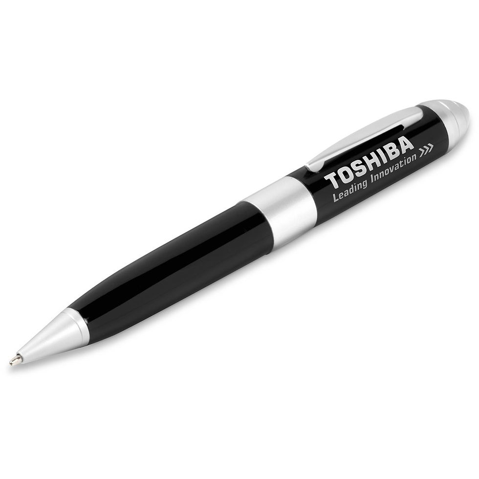 Thumbnail: Kilobyte Flash Drive Pen & Laser Pointer - 8GB