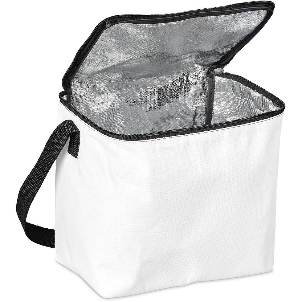 Thumbnail: Pre-Production Sample Hoppla Quebec Recycled PET Stitch-Bond 12 Can Cooler