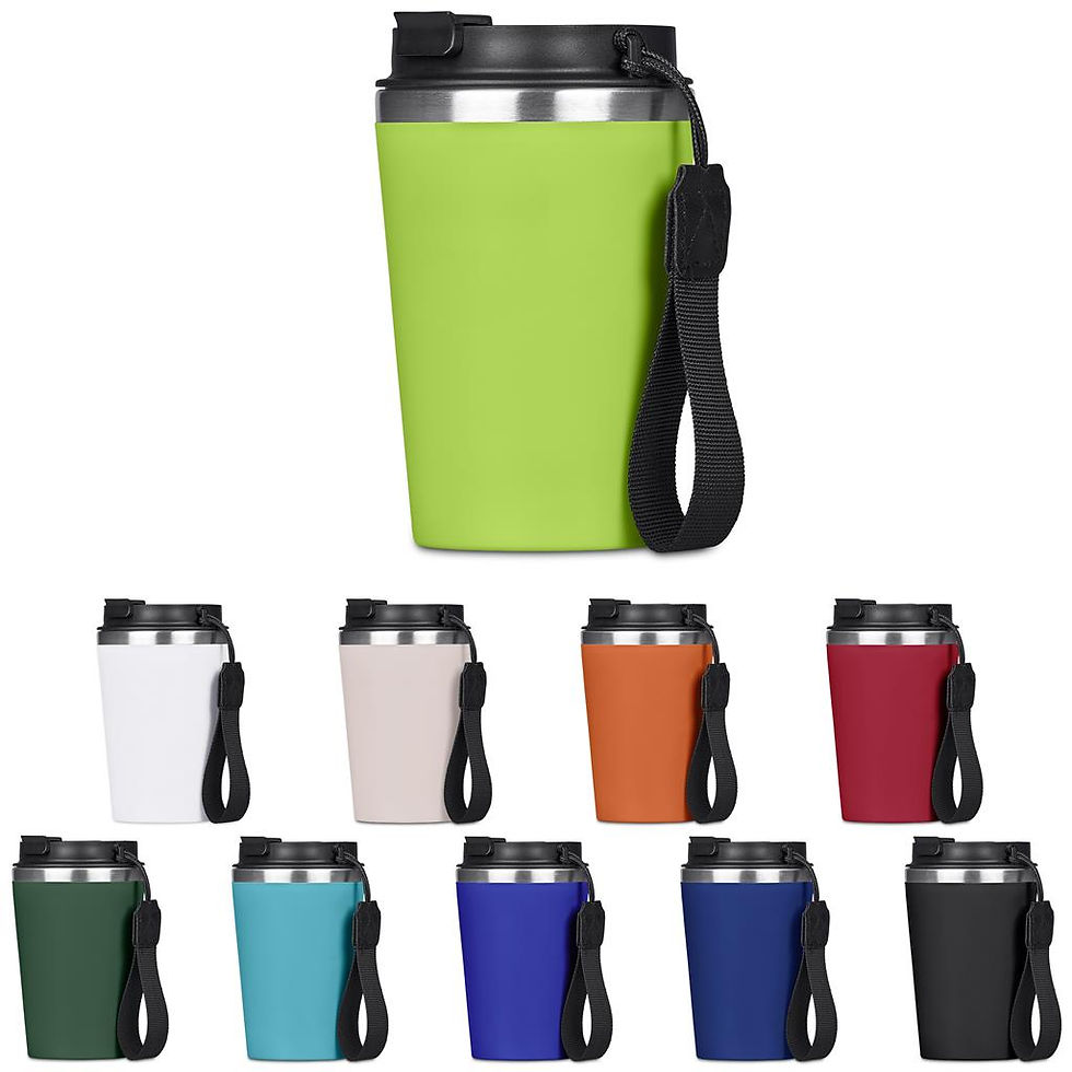 Thumbnail: Kooshty Luca Stainless Steel & Plastic Double-Wall Tumbler – 350ml