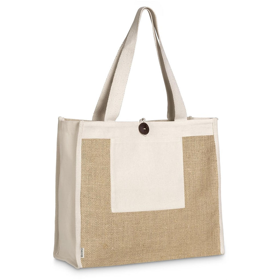 Thumbnail: Okiyo Hikari Jute & Cotton Tote