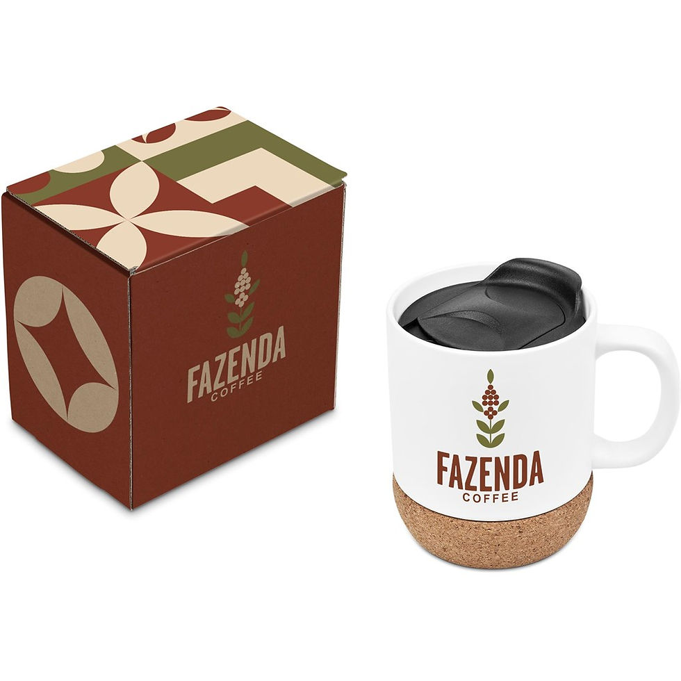Thumbnail: Serendipio Sienna Mug in Bianca Custom Gift Box