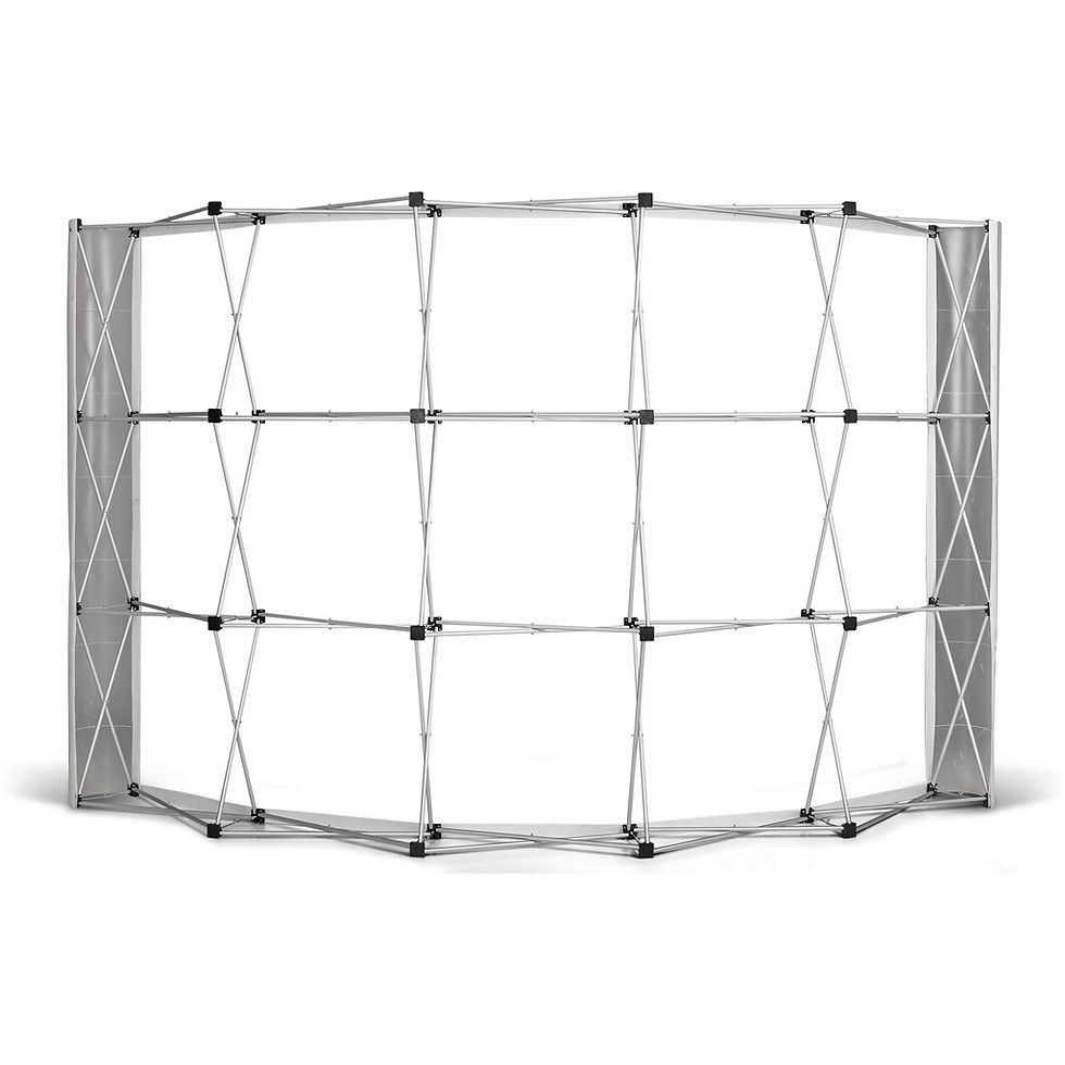 Thumbnail: Legend Curved Banner Wall with Wings 3.5m x 2.25m