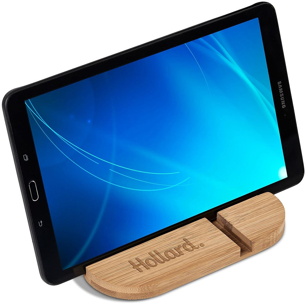 Thumbnail: Okiyo Kurosu Bamboo Phone Stand
