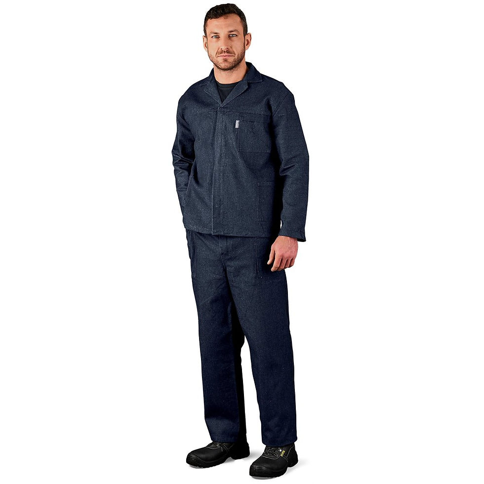 Thumbnail: Vintage 100% Cotton Denim Conti Suit