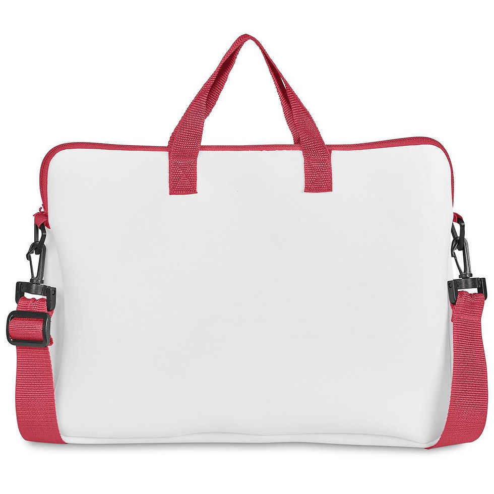 Thumbnail: Pre-Production Sample Hoppla Nimbus Neoprene Laptop Sleeve with Handles & Sho...