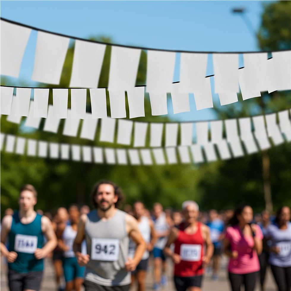 Thumbnail: Sublimated Single-Sided Polyester Rectangle Bunting - 10m