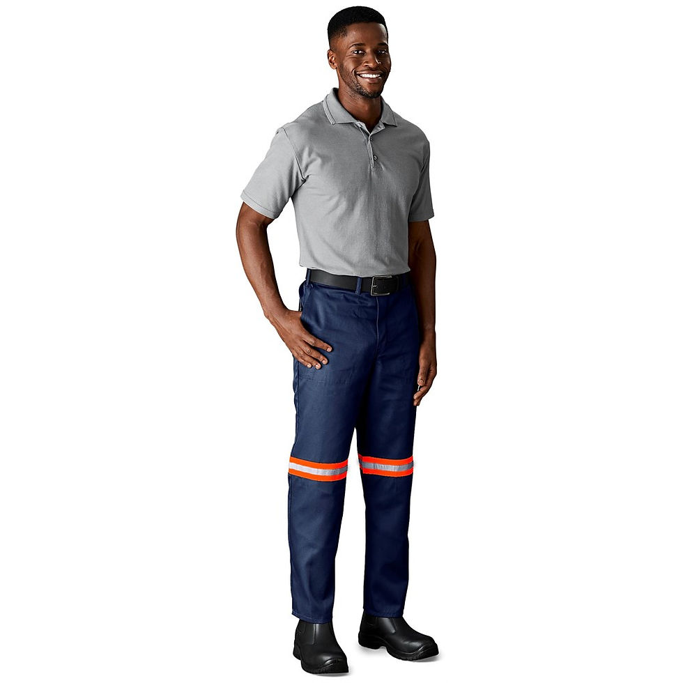 Thumbnail: Trade Polycotton Pants - Reflective Legs - Orange Tape