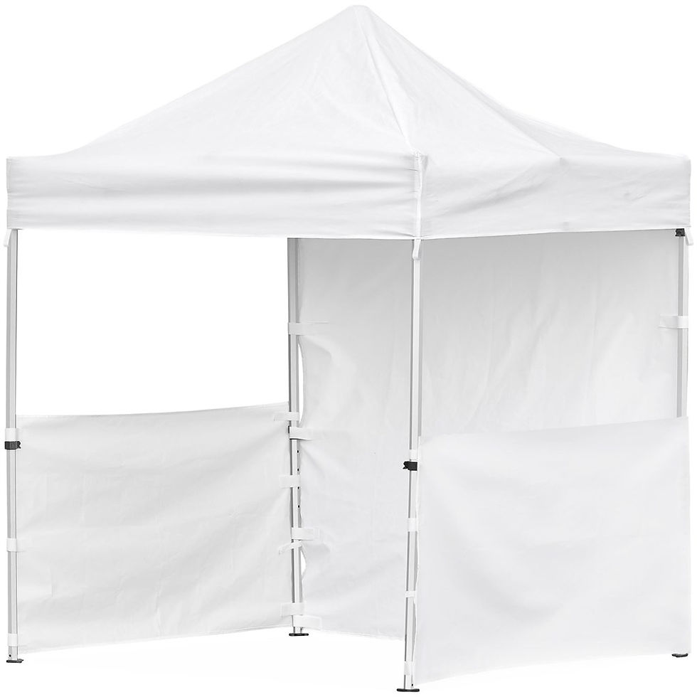 Thumbnail: Ovation Sublimated Gazebo 2m X 2m Petite Frame - 2 Half-Wall Skins - 1 Full-W...